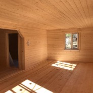 Фото готовых работ - Каркасно-щитовой дом 8х10 м.