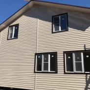 Фото готовых работ - Каркасно-щитовой дом 8х10 м.