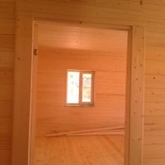 Фото готовых работ - Каркасно-щитовой дом 8х8 м. + терраса 2,5х8 м.