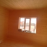 Фото готовых работ - Каркасно-щитовой дом 8х8 м. + терраса 2,5х8 м.