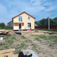 Фото готовых работ - Каркасно-щитовой дом 8х9