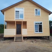 Фото готовых работ - Каркасно-щитовой дом 8х9