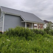 Фото готовых работ - Каркасно-щитовой дом 6х9 м. + терраса 6х2,5 м.