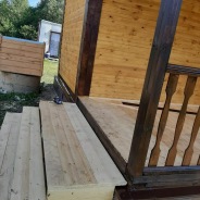 Фото готовых работ - Дом из проф. бруса камерной сушки 6х8 м.