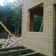 Фото готовых работ - Дом из бруса 11х9 м.