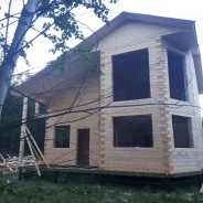 Фото готовых работ - Дом из бруса 11х9 м.