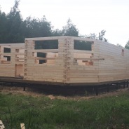 Фото готовых работ - Дом из бруса 11х9 м.