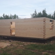 Фото готовых работ - Дом из бруса 11х9 м.
