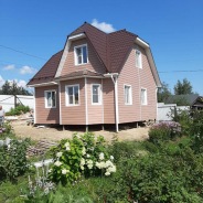 Фото готовых работ - Каркасный дом 8х8 м. (Проект К-9)