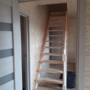 Фото готовых работ - Каркасно-щитовой дом 7х9 м.