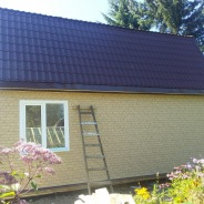 Фото готовых работ - Пристройка к дому 2х8 .м и постройка мансарды 8х6 м.