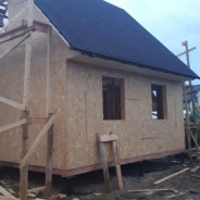 Фото готовых работ - Каркасно-щитовой дом 6х8 м. (К-3)