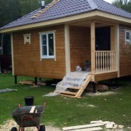 Фото готовых работ - Каркасно-щитовая баня 6х4 м. (К-24)