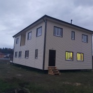 Фото готовых работ - Каркасно-щитовой дом 14,5х10 м.