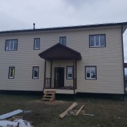 Фото готовых работ - Каркасно-щитовой дом 14,5х10 м.