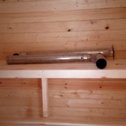 Фото готовых работ - Дом из бруса камерной сушки 6х4 (Д-99) + мобильная баня 6х2,2 м.