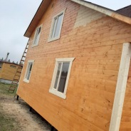 Фото готовых работ - Каркасно-щитовой дом 6х8 (К-33)