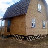Фото готовых работ - Каркасно-щитовой дом 6х6 м. (Проект К-5)