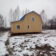 Фото готовых работ - Каркасно-щитовой дом 9х7 м. (К-11)