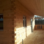 Фото готовых работ - Дом из проф. бруса камерной сушки 10,5х7м. (Д-40)