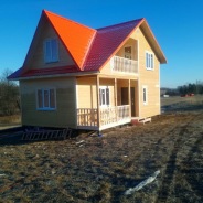 Фото готовых работ - Каркасно-щитовой дом 6х9 м. (К-33)