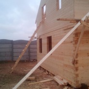 Фото готовых работ - Дом из проф. бруса камерной сушки 7х7 м.