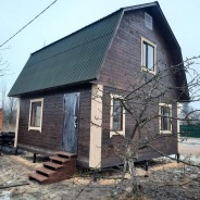 Фото готовых работ - Дом из проф. бруса камерной сушки 6х6 м. (Проект Д-5)