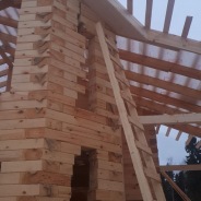 Фото готовых работ - Дом 9.0 х 10.0 из проф. бруса камерной сушки + терраса 3.0 х 4.0