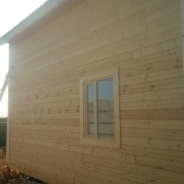 Фото готовых работ - Дом из проф. бруса камерной сушки 7х7 м.
