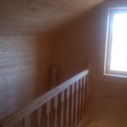 Фото готовых работ - Дом из проф. бруса камерной сушки 7х7 м.