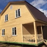 Фото готовых работ - Каркасно-щитовой дом 6х8 м