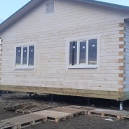 Фото готовых работ - Дом из проф. бруса камерной сушки 7,5х9,0 м