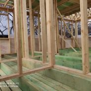 Фото готовых работ - Каркасно-щитовой дом 8х8 м.