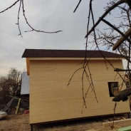 Фото готовых работ - Каркасно-щитовой дом 8х8 м.