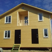 Фото готовых работ - Каркасно-щитовой дом 8х8 м.