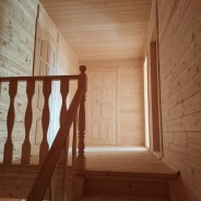 Фото готовых работ - Каркасно-щитовой дом 9х9 м.