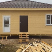 Фото готовых работ - Каркасно-щитовой дом 10х10 м.