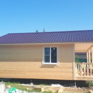 Фото готовых работ - Каркасно-щитовой дом 6.0 х 7.5 (К-106)