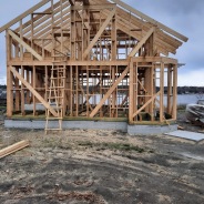 Фото готовых работ - Каркасно-щитовой дом 8,5х8,5 м