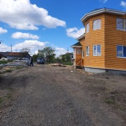 Фото готовых работ - Каркасно-щитовой дом 8,5х8,5 м