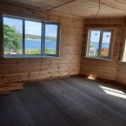 Фото готовых работ - Каркасно-щитовой дом 8,5х8,5 м