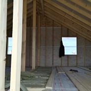 Фото готовых работ - Каркасно-щитовой дом 10х8 м.