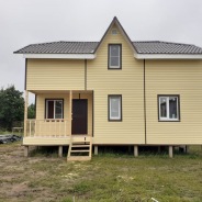 Фото готовых работ - Каркасно-щитовой дом 8х9 м. (К-65)