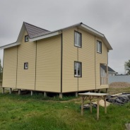 Фото готовых работ - Каркасно-щитовой дом 8х9 м. (К-65)