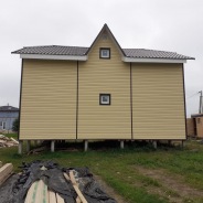 Фото готовых работ - Каркасно-щитовой дом 8х9 м. (К-65)