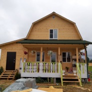 Фото готовых работ - Каркасно-щитовой дом 7х9 м.