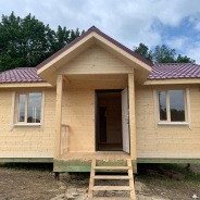 Фото готовых работ - Каркасно-щитовой дом 6х8 м. (К-108)