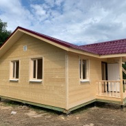 Фото готовых работ - Каркасно-щитовой дом 6х8 м. (К-108)