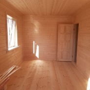 Фото готовых работ - Каркасно-щитовой дом 6.0 х 6.0 м