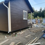Фото готовых работ - Каркасно-щитовой дом 6х10 м.